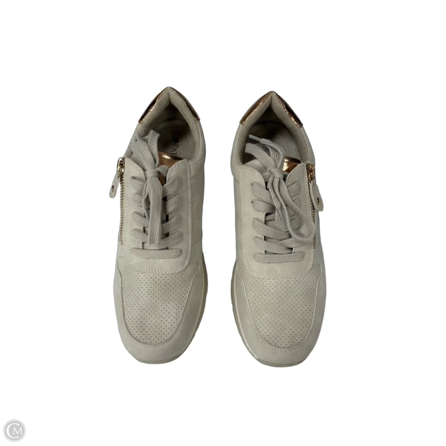 Shoes Sneakers By Spring Step In Cream, Size: 8