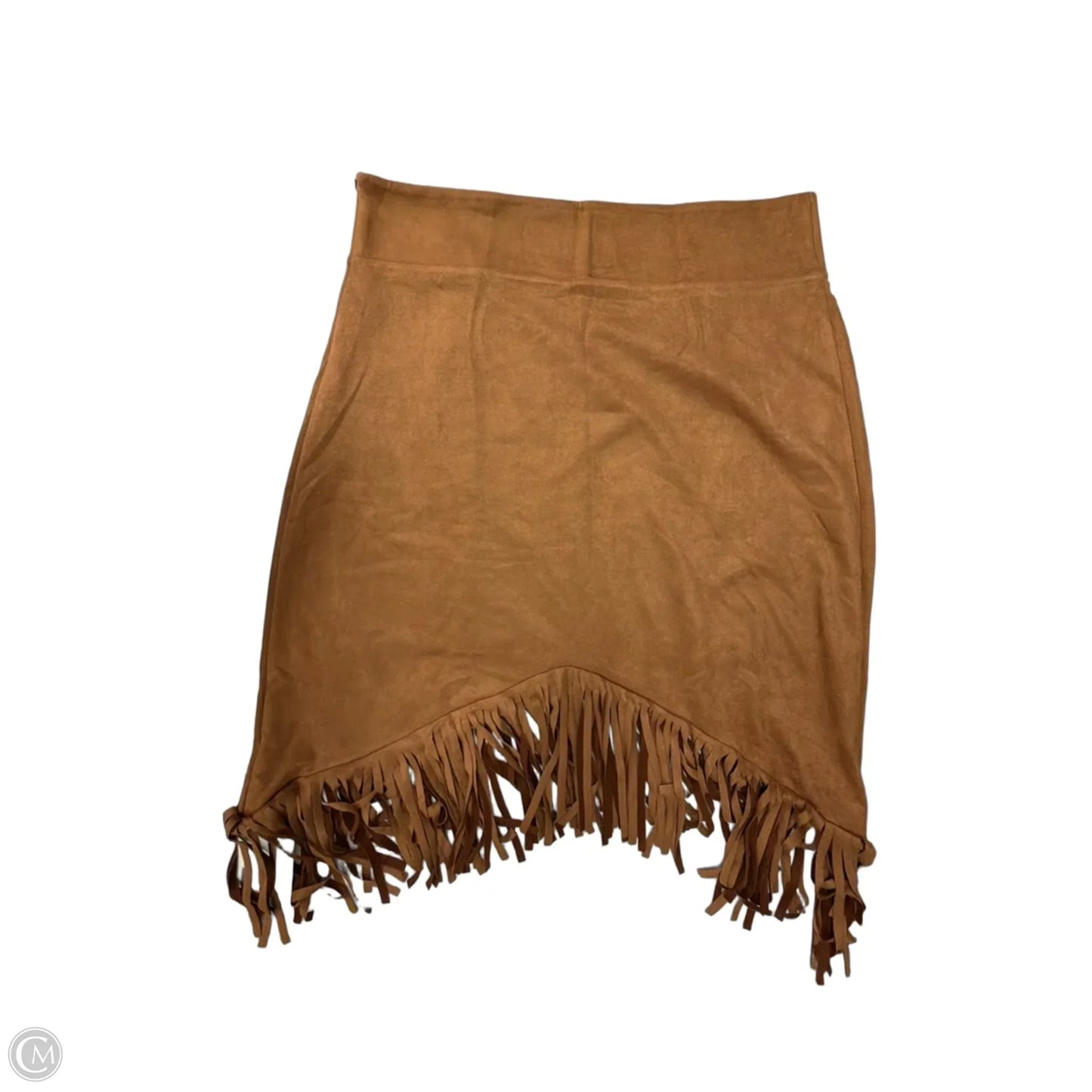 Skirt Midi By Clothes Mentor In Brown, Size: 3x