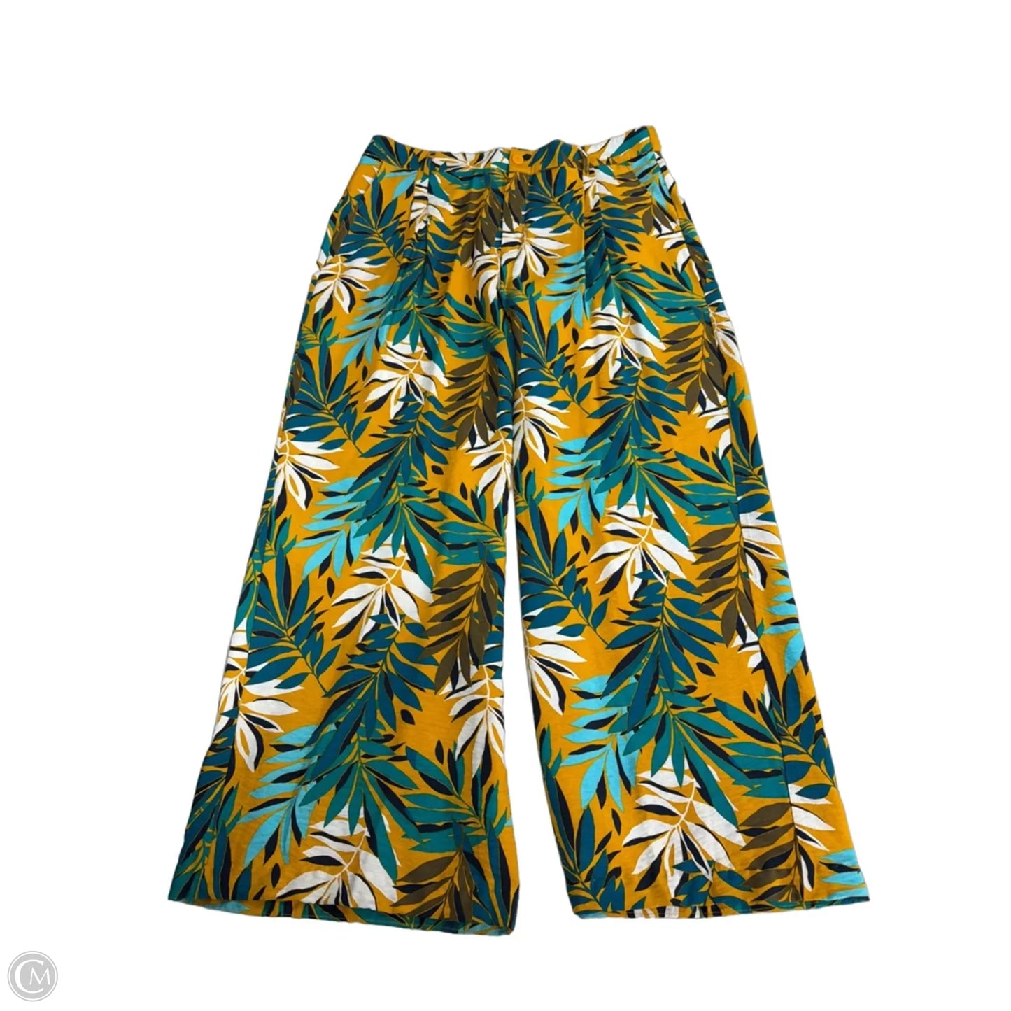 Pants Set 2pc By Liz Claiborne In Tropical Print, Size: Xl