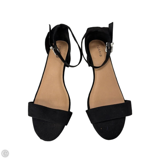Sandals Heels Block By Torrid In Black, Size: 13