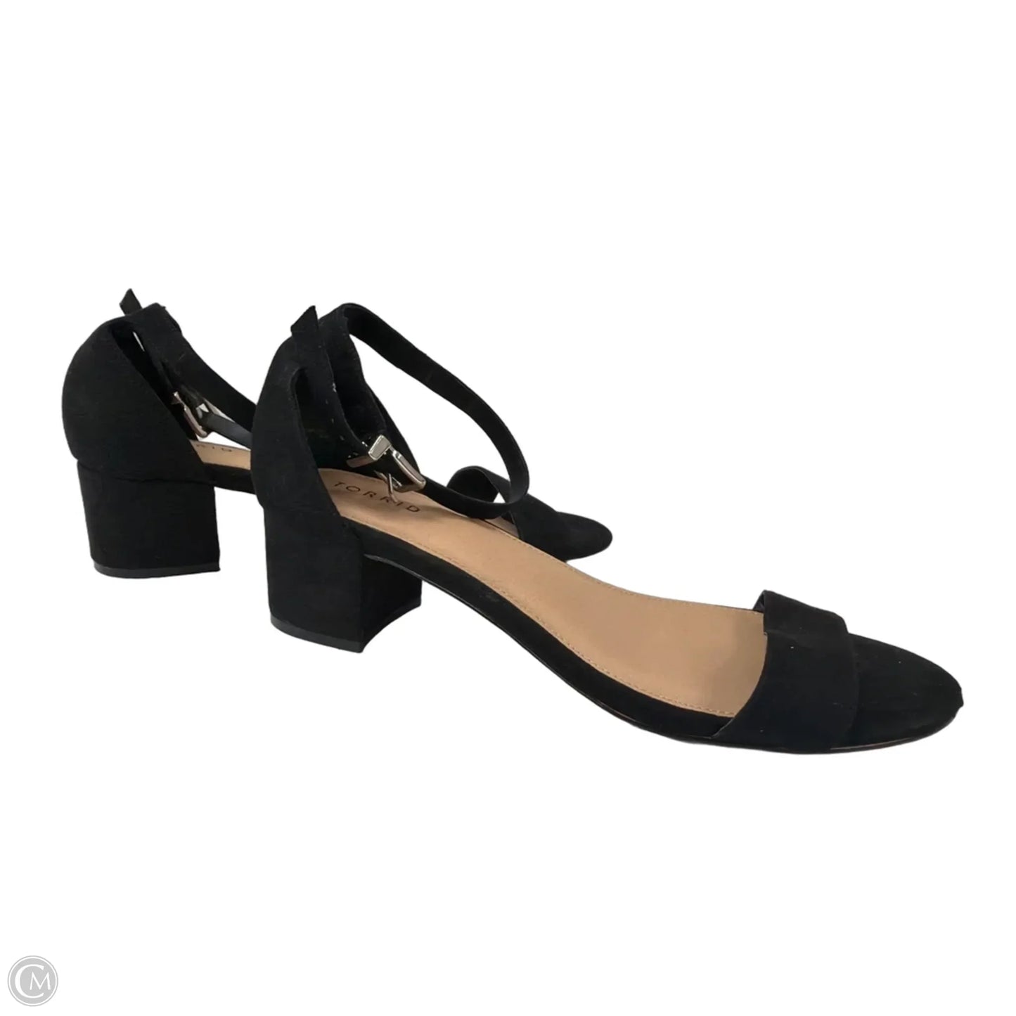 Sandals Heels Block By Torrid In Black, Size: 13