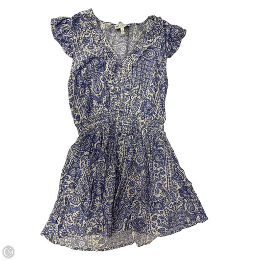 Dress Casual Short By Jessica Simpson In Blue & White, Size: M