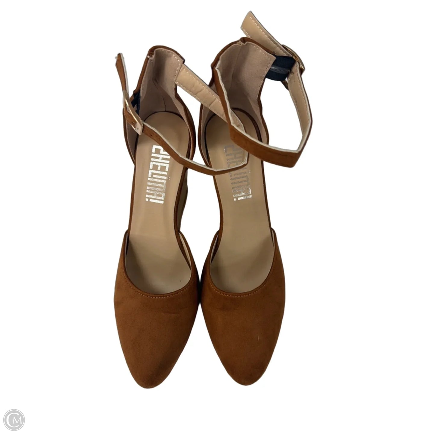 Shoes Heels Wedge By Clothes Mentor In Brown, Size: 9