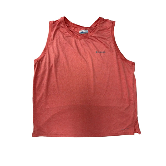 Athletic Tank Top By Columbia In Pink, Size: 1x