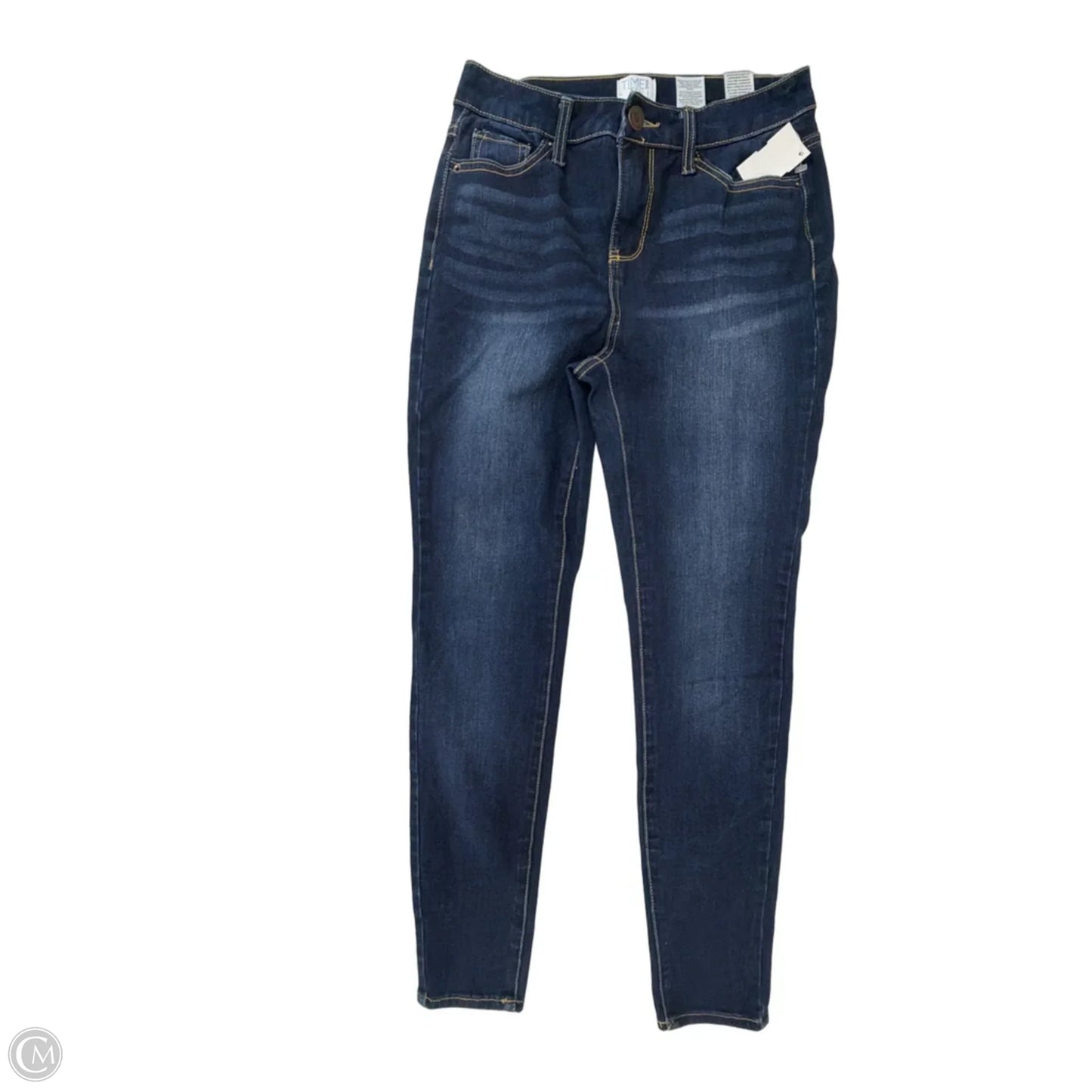 Jeans Skinny By Time And Tru In Blue Denim, Size: 2