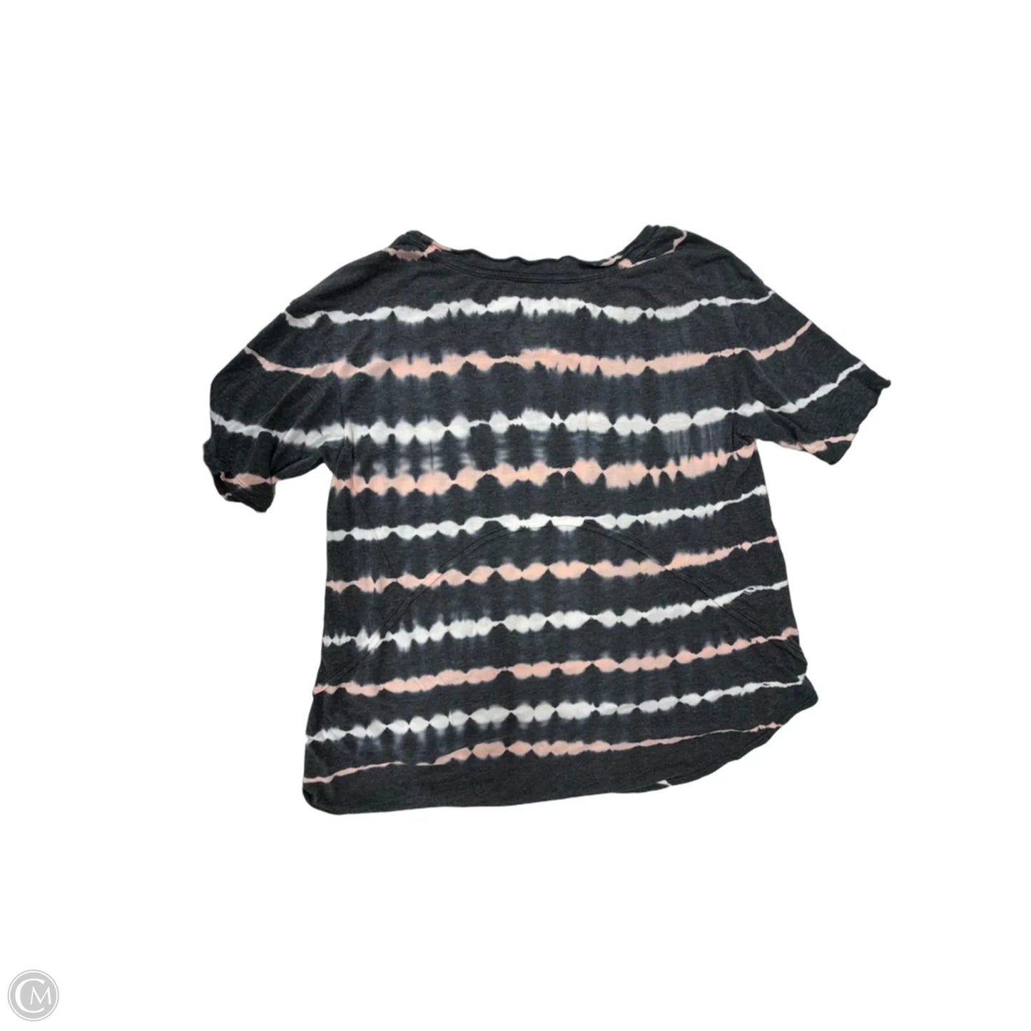 Top Short Sleeve By Green Tea In Tie Dye Print, Size: M