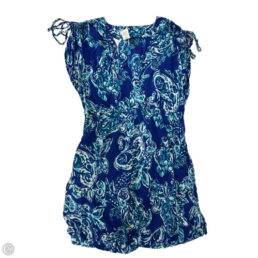 Dress Casual Short By Lauren By Ralph Lauren In Blue, Size: M