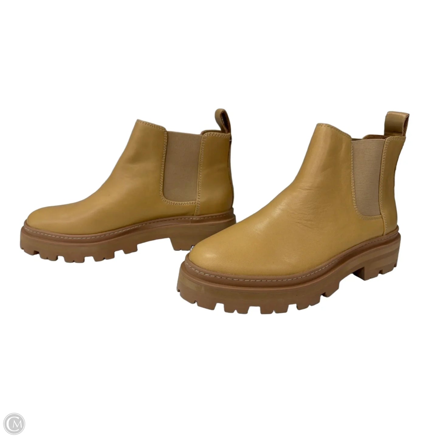 Boots Ankle Flats By Madewell In Tan, Size: 7.5