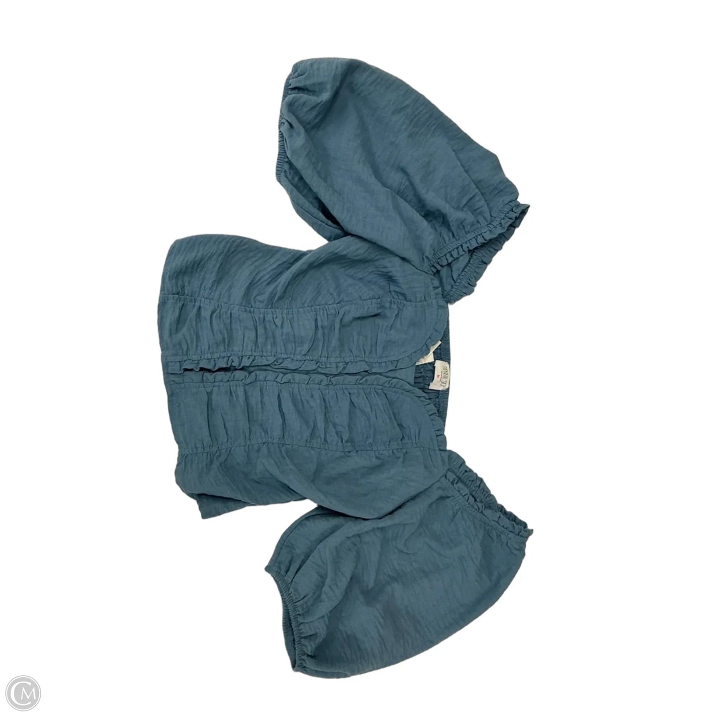 Top Short Sleeve By Sienna Sky In Blue, Size: M