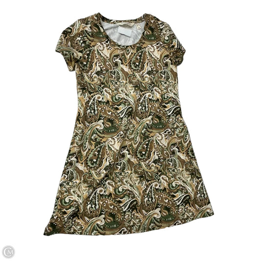 Dress Casual Midi By Isaac Mizrahi Live Qvc In Paisley Print, Size: S
