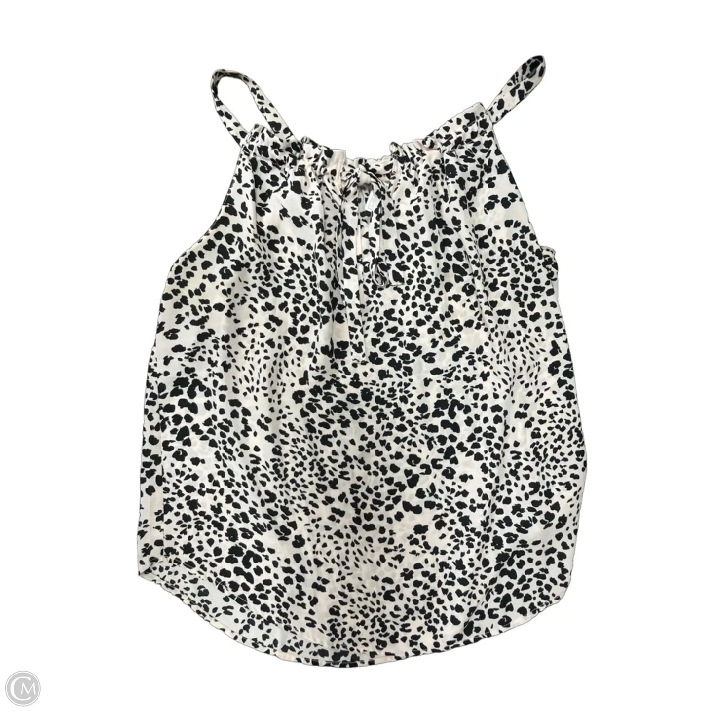 Top Sleeveless By Lush In Black & Pink, Size: M