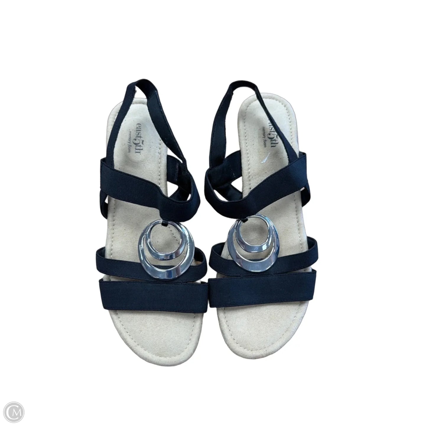 Sandals Flats By East 5th In Black, Size: 9.5