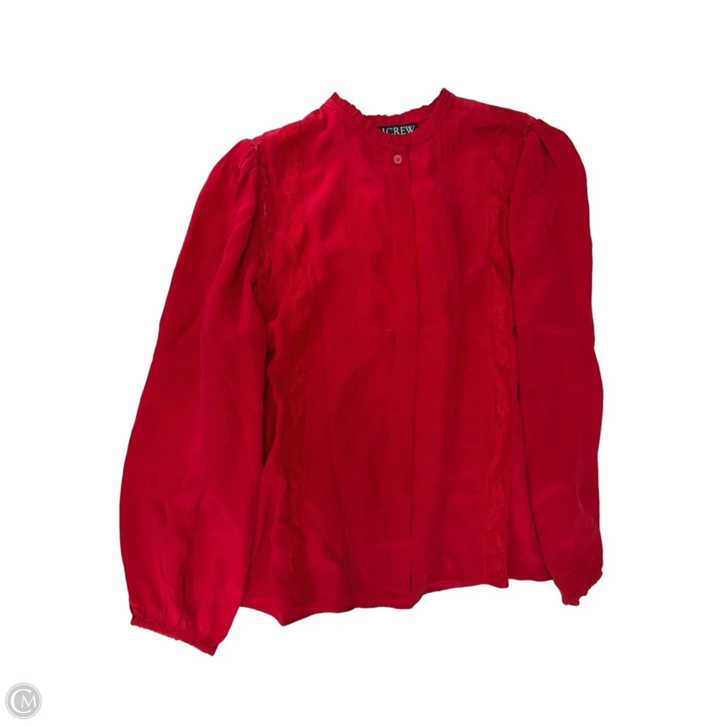 Top Long Sleeve By J. Crew In Red, Size: S