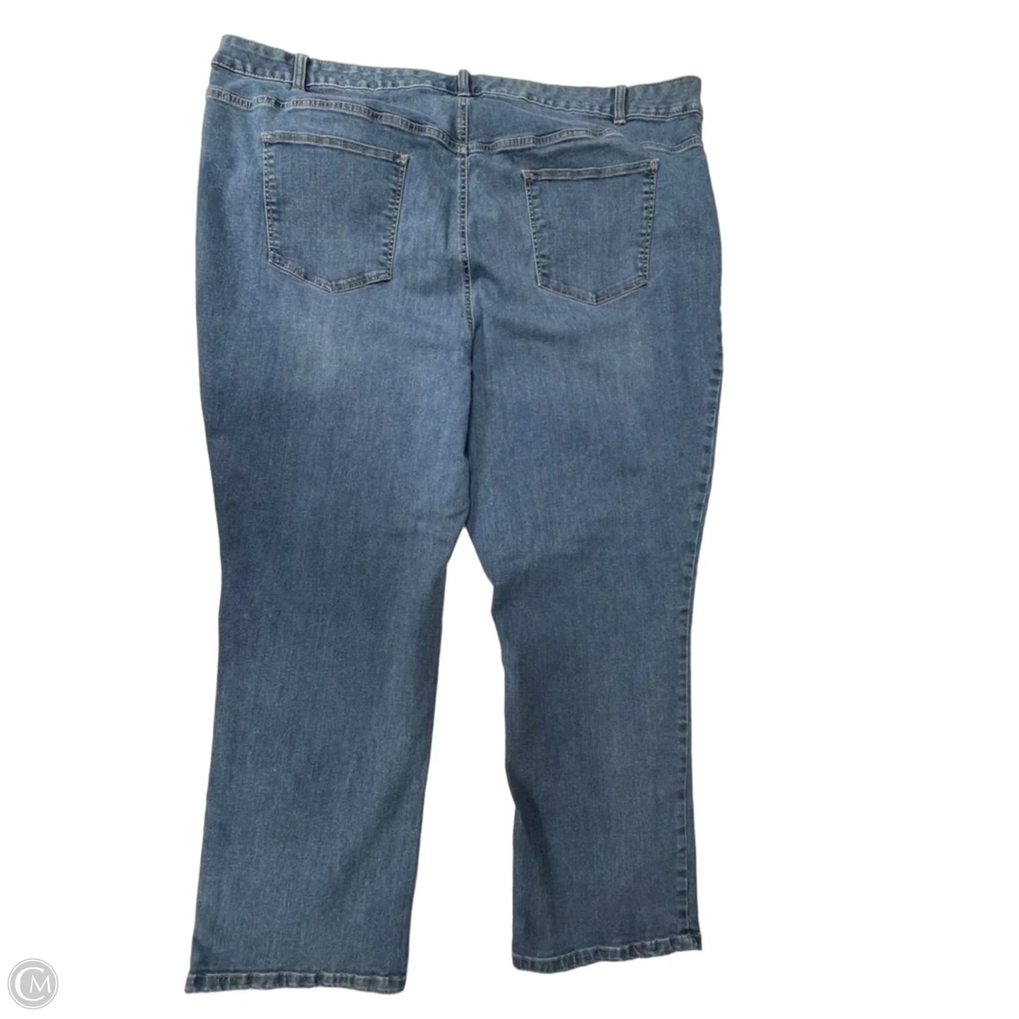 Jeans Straight By Talbots In Blue Denim, Size: 26