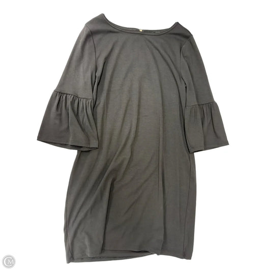 Dress Casual Midi By White House Black Market In Black, Size: L