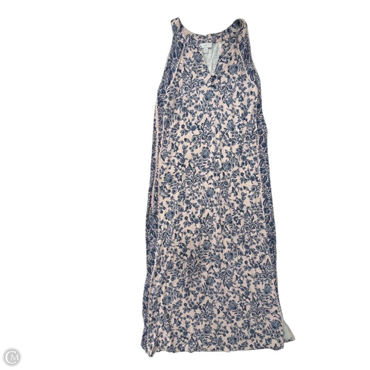 Dress Casual Maxi By J. Jill In Blue & Pink, Size: S