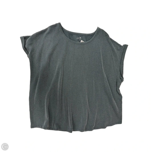 Top Short Sleeve By Maurices In Teal, Size: 3x