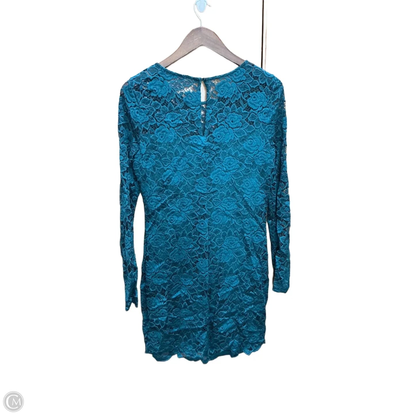 Dress Party Midi By Fortune & Ivy In Teal, Size: L