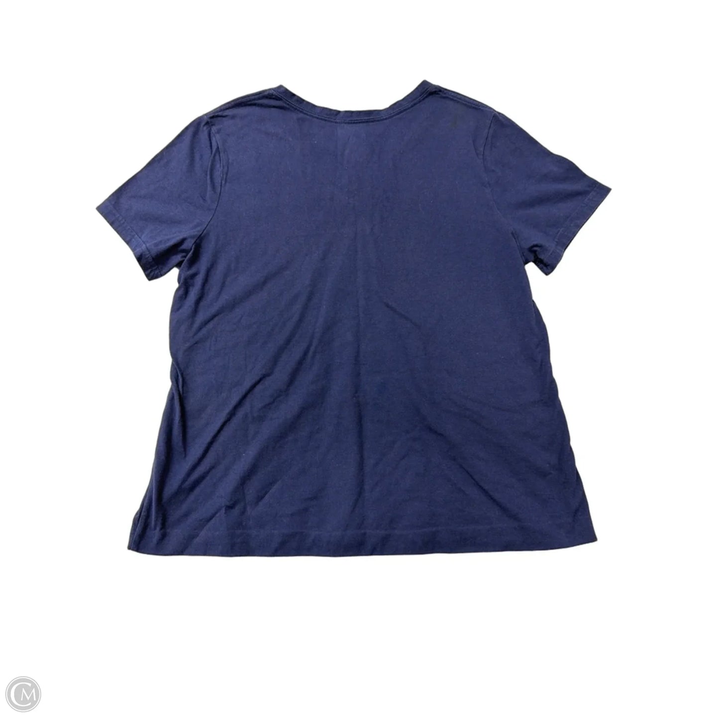 Top Short Sleeve By Time And Tru In Blue, Size: Xl