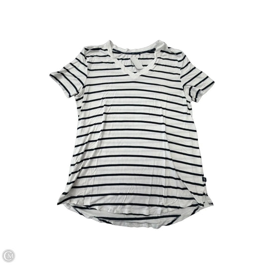 Top Short Sleeve By Gap In Striped Pattern, Size: S