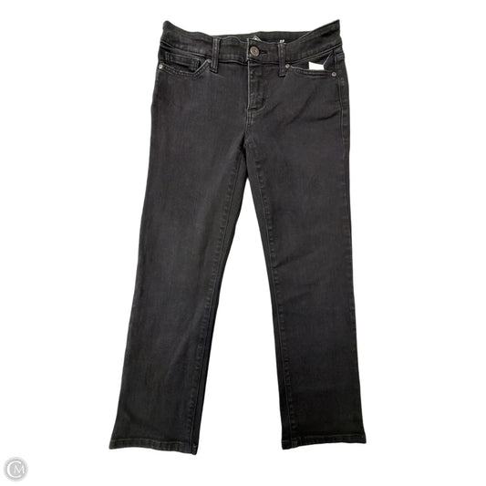Jeans Straight By St Johns Bay In Black, Size: 2p