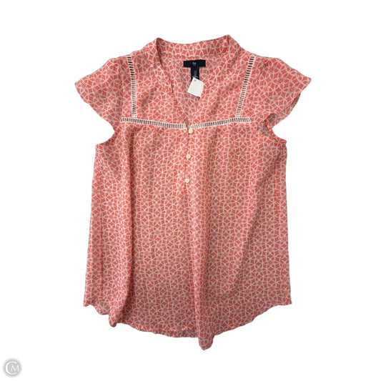 Top Short Sleeve By Gap In Pink, Size: S