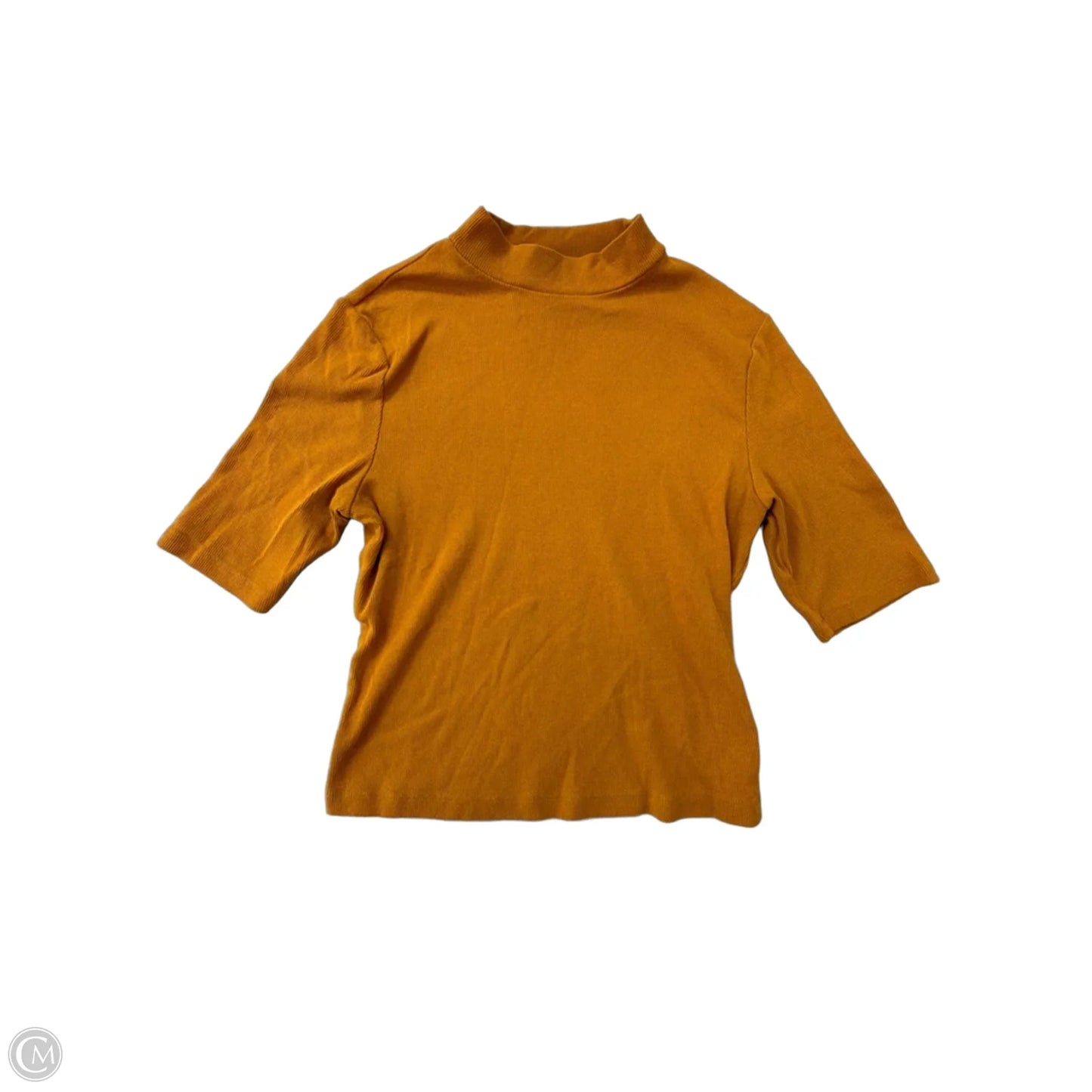Top Short Sleeve By Express In Orange, Size: L