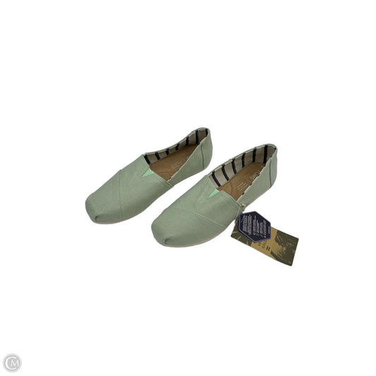 Shoes Flats By Toms In Aqua, Size: 8.5