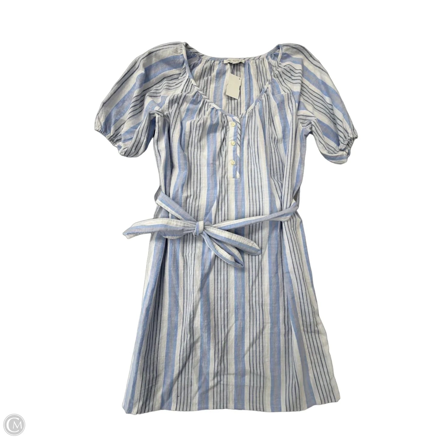 Dress Casual Midi By Free Assembly In Striped Pattern, Size: Xs