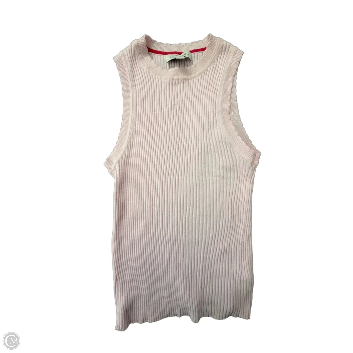 Tank Top By Free Assembly In Pink, Size: M