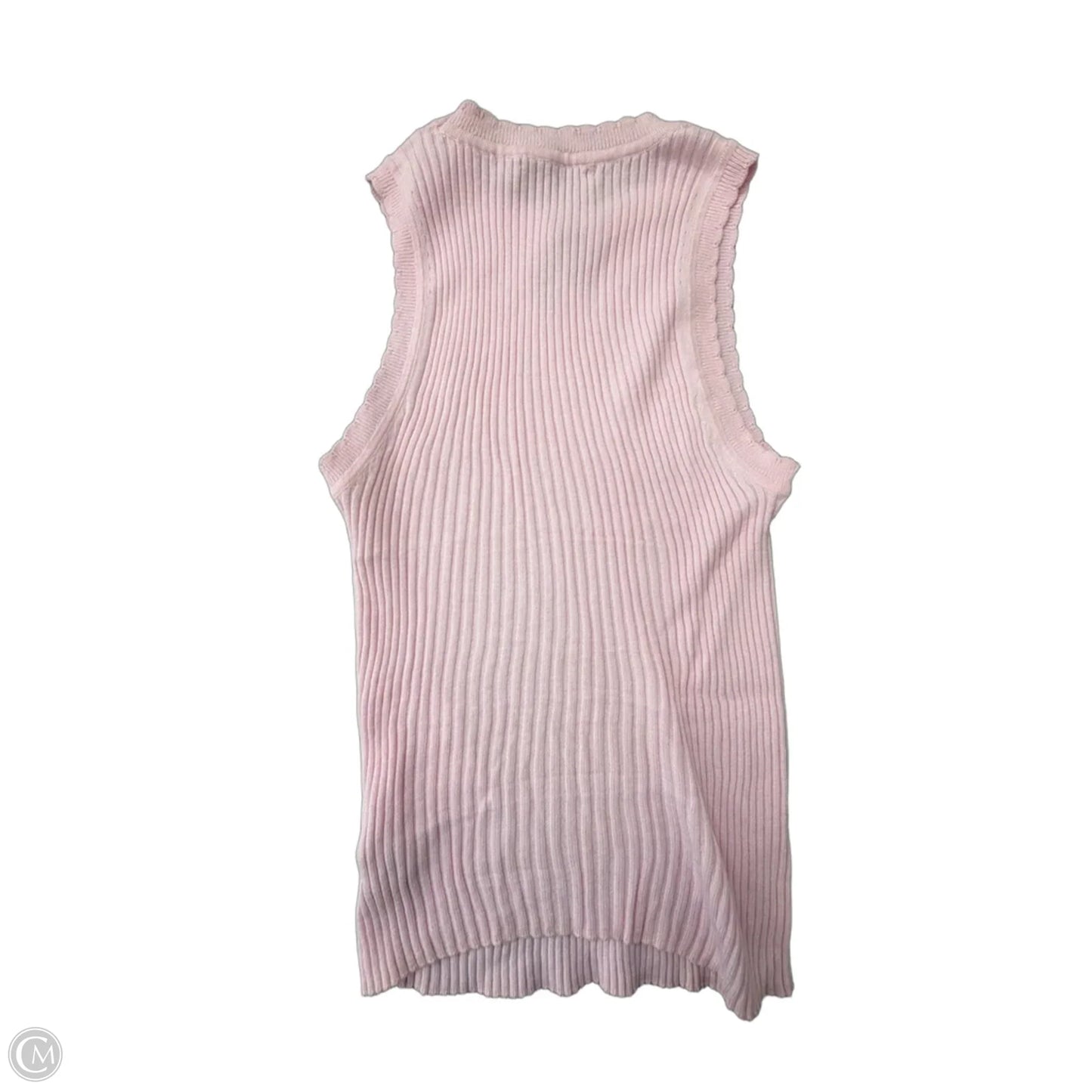 Tank Top By Free Assembly In Pink, Size: M