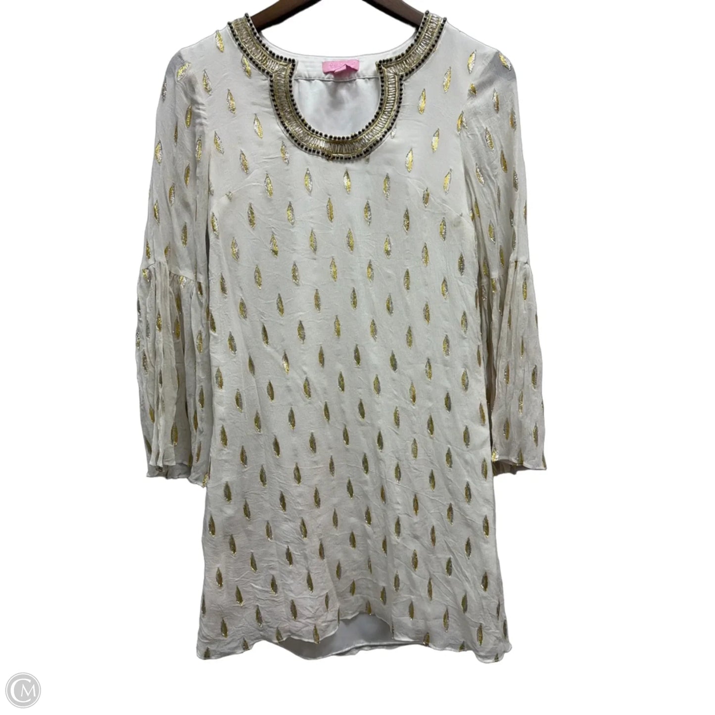 Dress Designer By Lilly Pulitzer In Tan, Size: 2