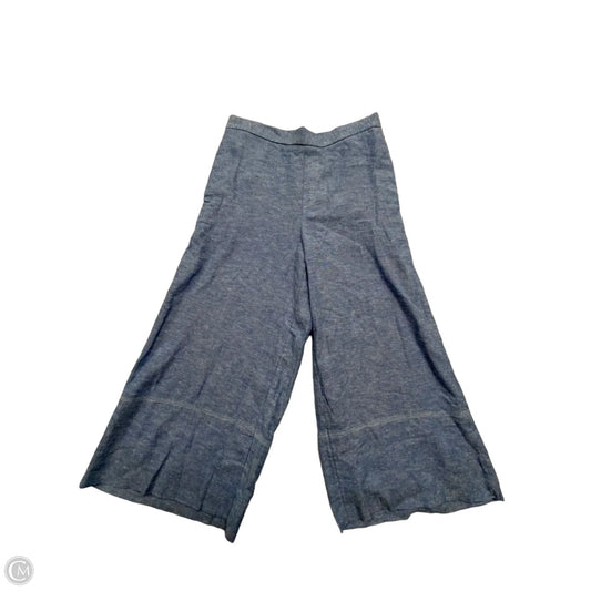 Pants Wide Leg By Banana Republic In Blue, Size: S