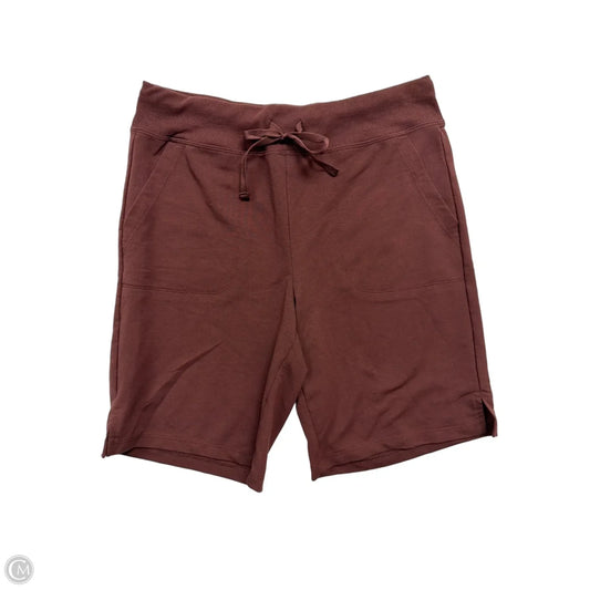 Athletic Shorts By Athletic Works In Brown, Size: S