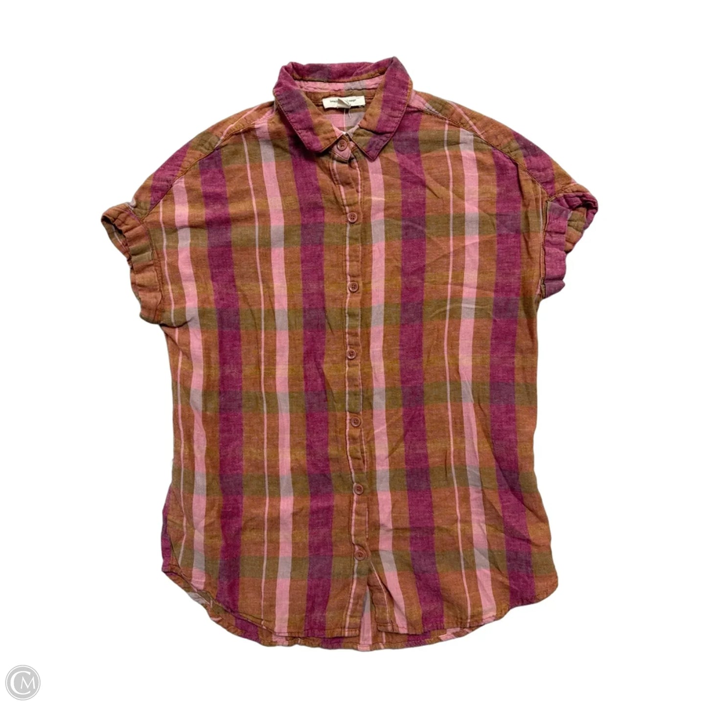Top Short Sleeve By Beachlunchlounge In Pink, Size: Xs