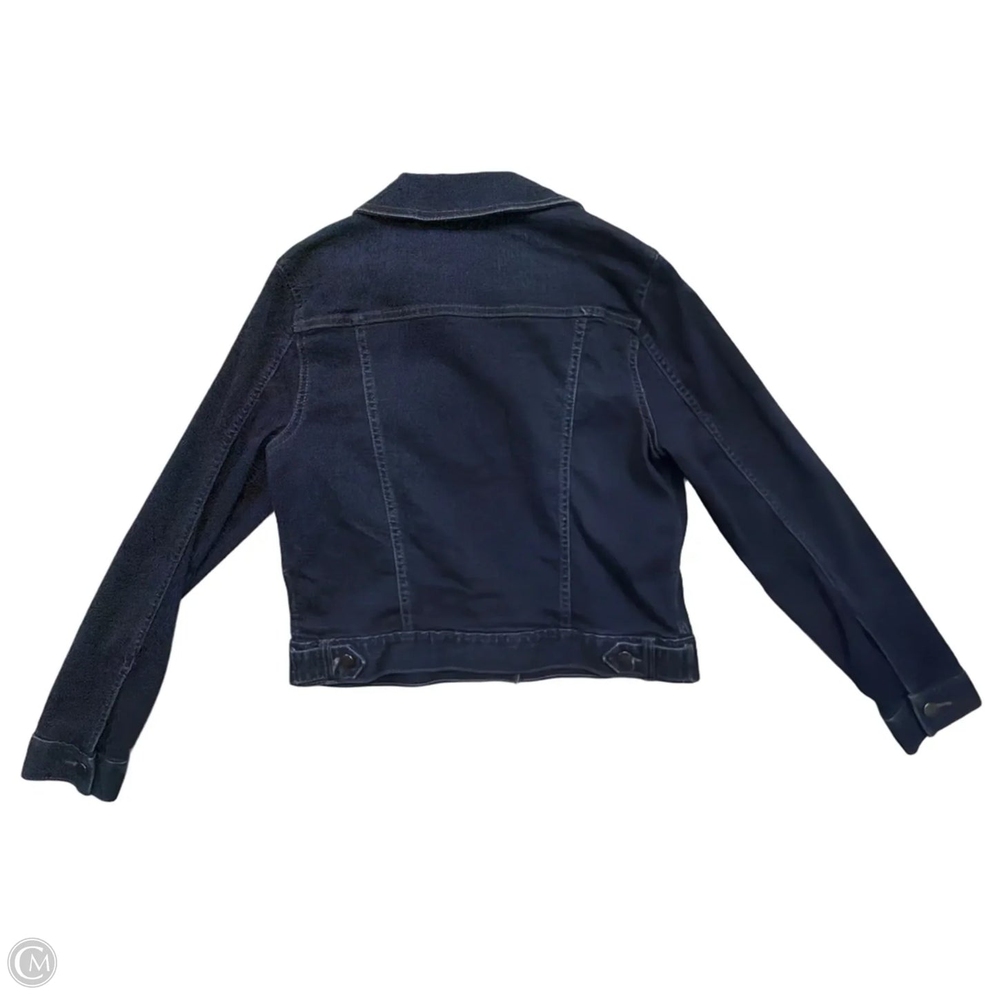 Jacket Denim By Apt 9 In Blue Denim, Size: M