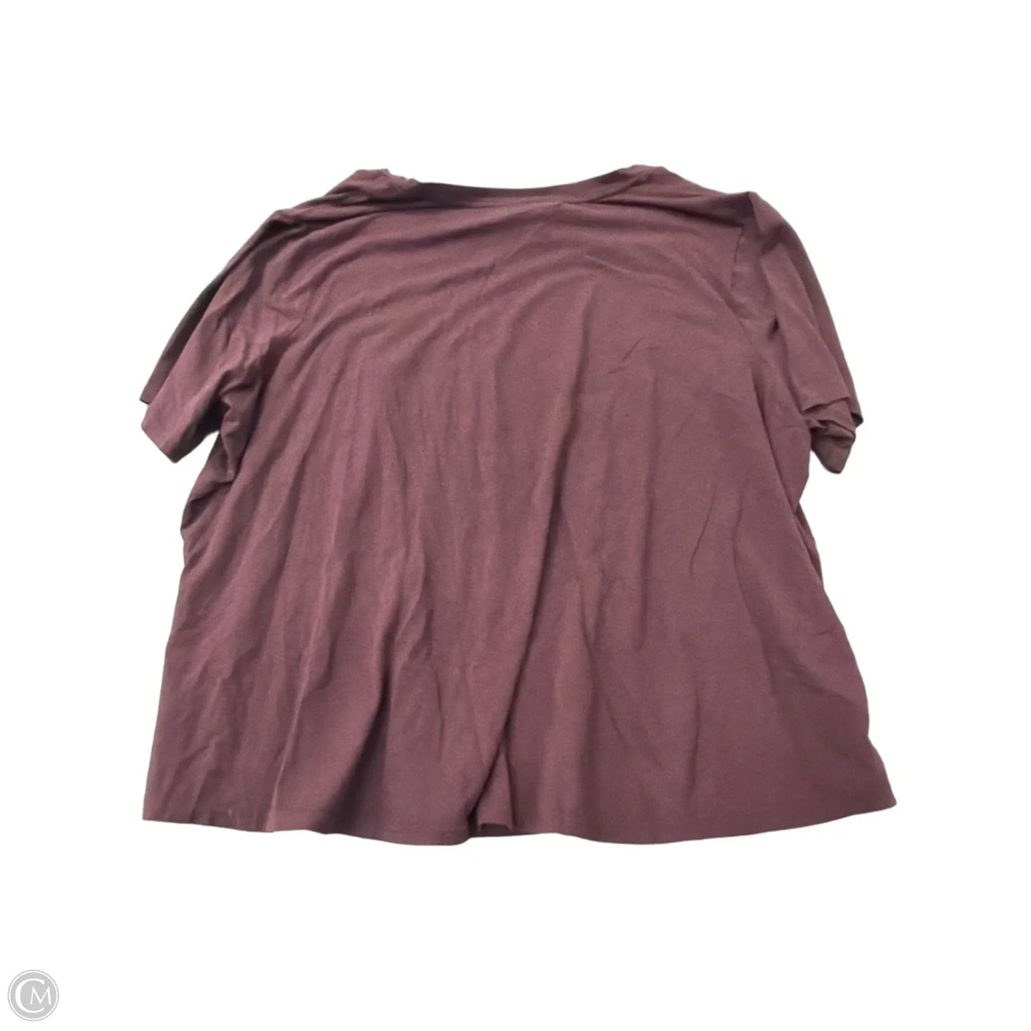Top Short Sleeve Basic By Terra & Sky In Purple, Size: 4x