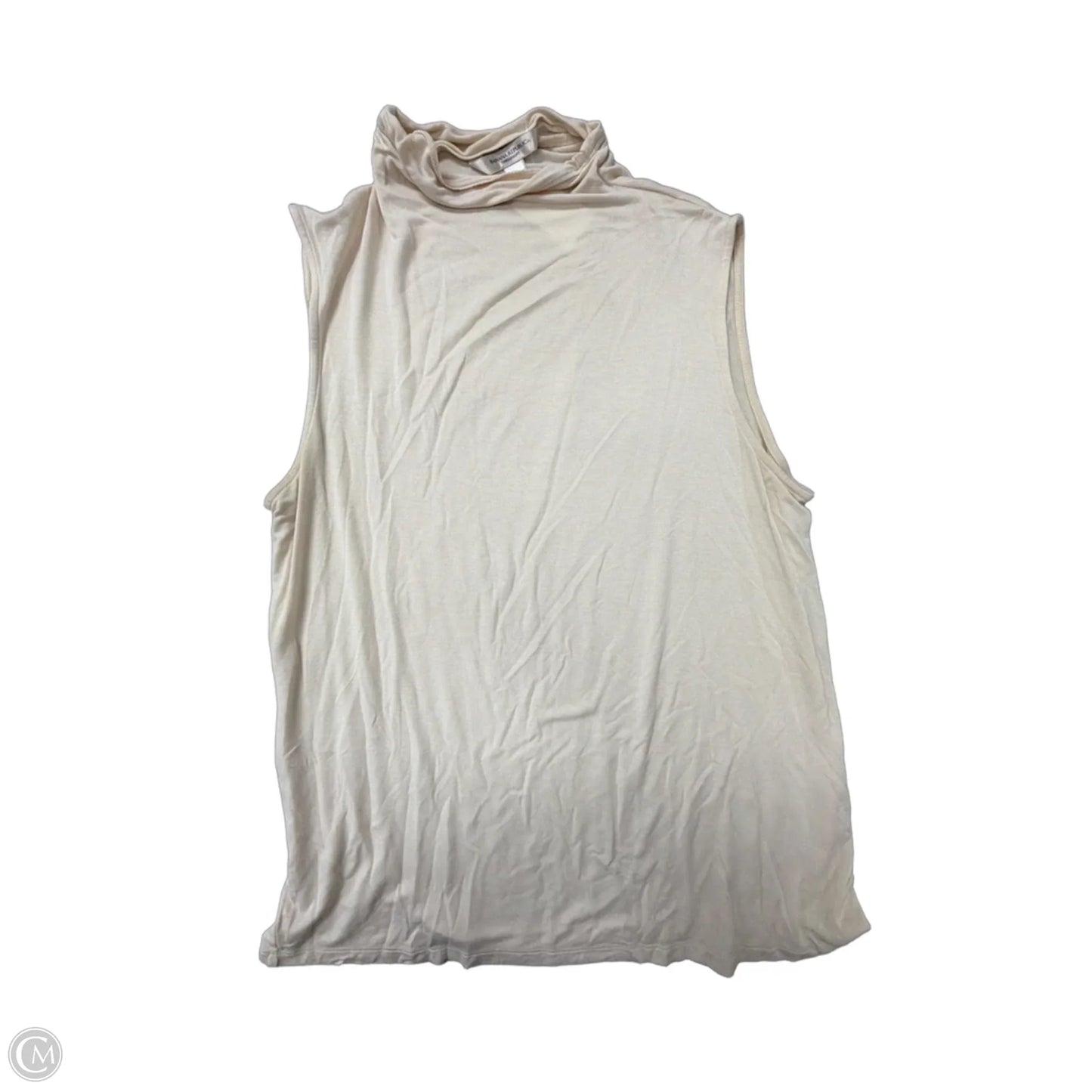 Top Sleeveless By Banana Republic In Beige, Size: S