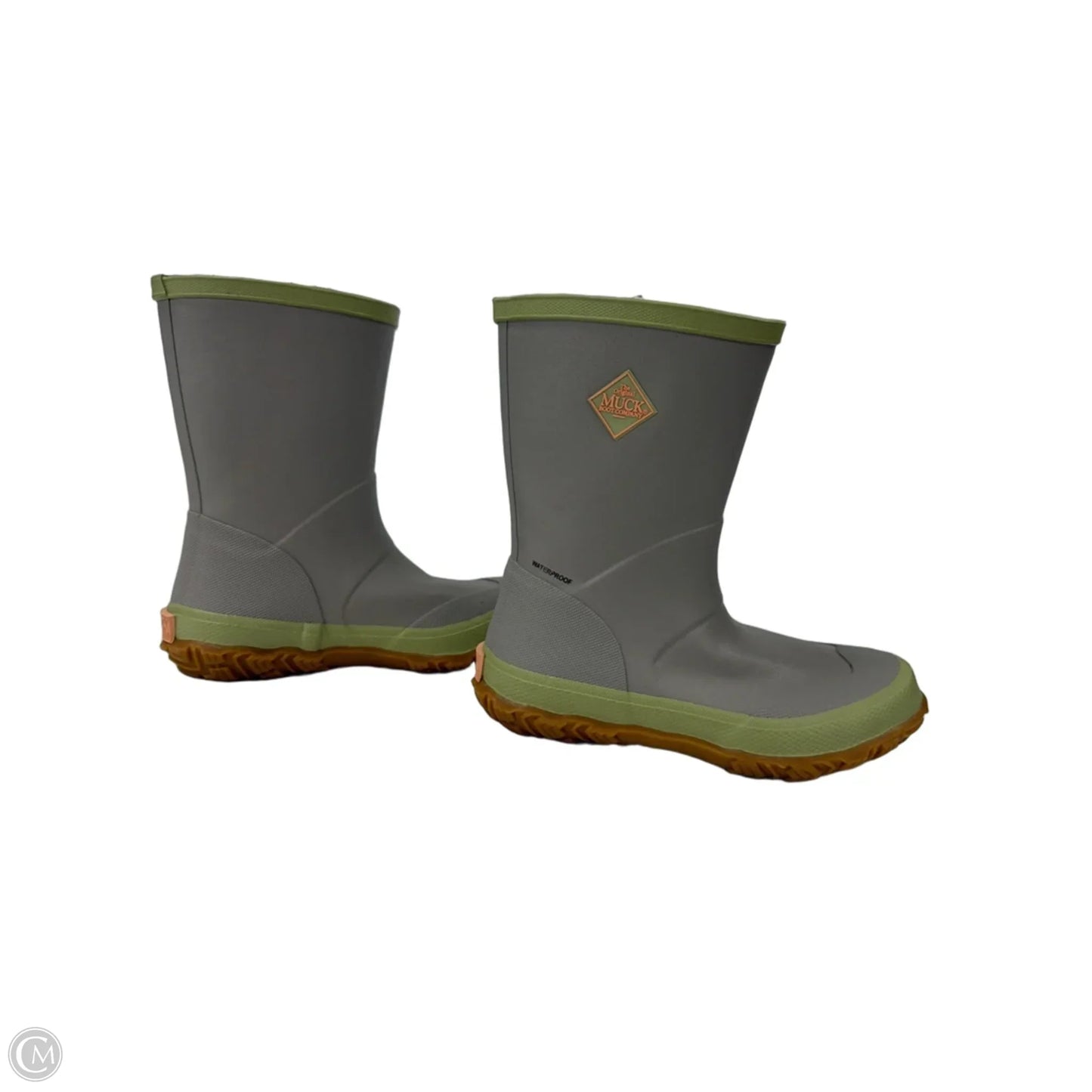 Boots Rain By Clothes Mentor In Grey, Size: 6