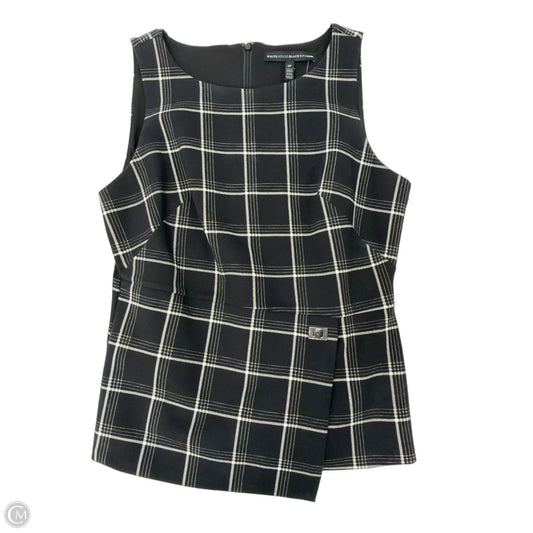 Top Sleeveless By White House Black Market In Black & White, Size: S