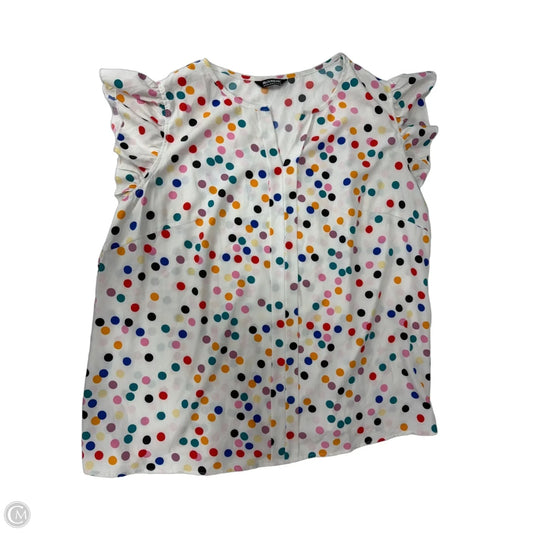 Top Short Sleeve By Bloomchic In Polkadot Pattern, Size: 1x