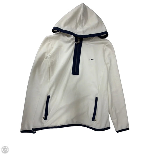 Sweatshirt Hoodie By Lauren By Ralph Lauren In White, Size: Xl