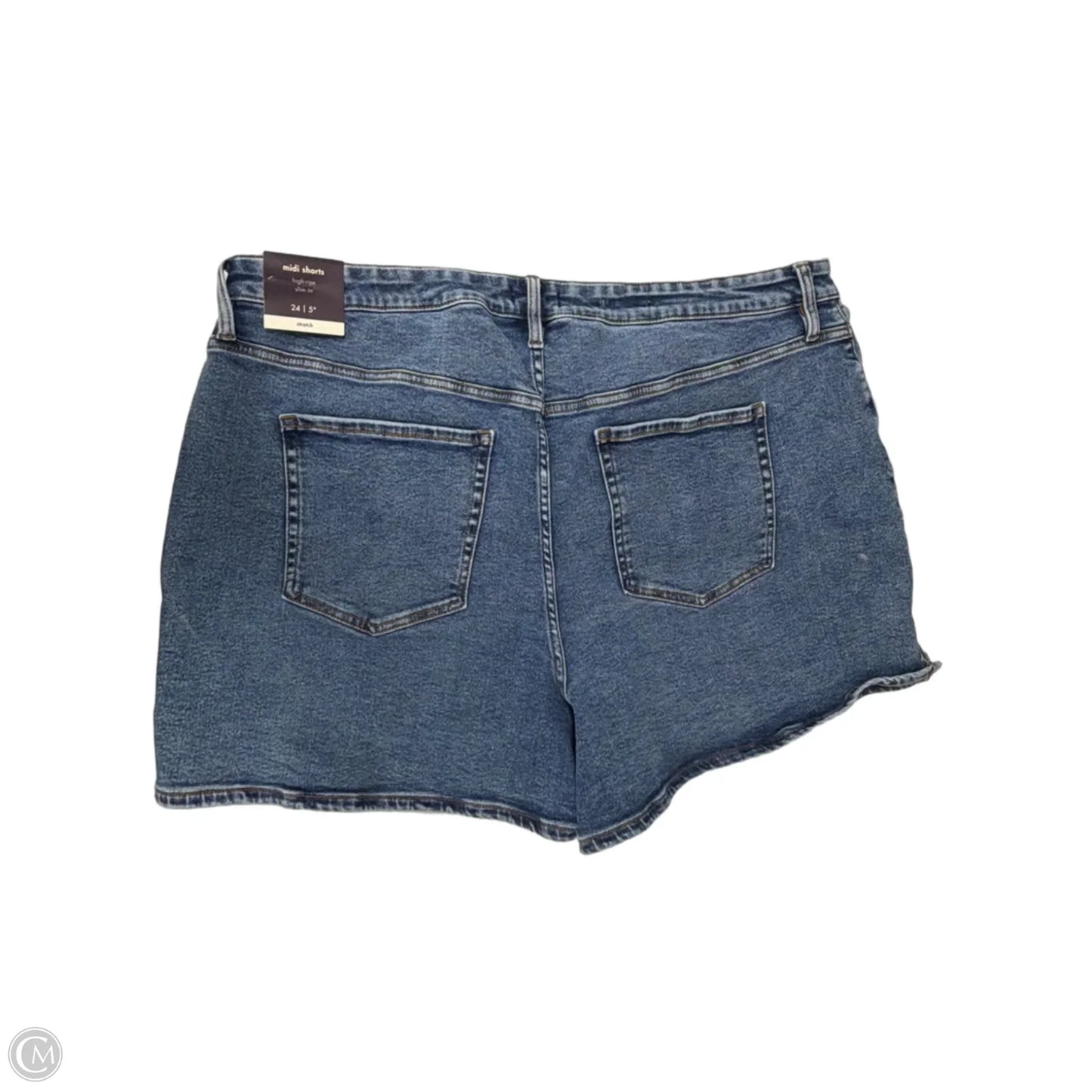 Shorts By Ava & Viv In Blue Denim, Size: 24