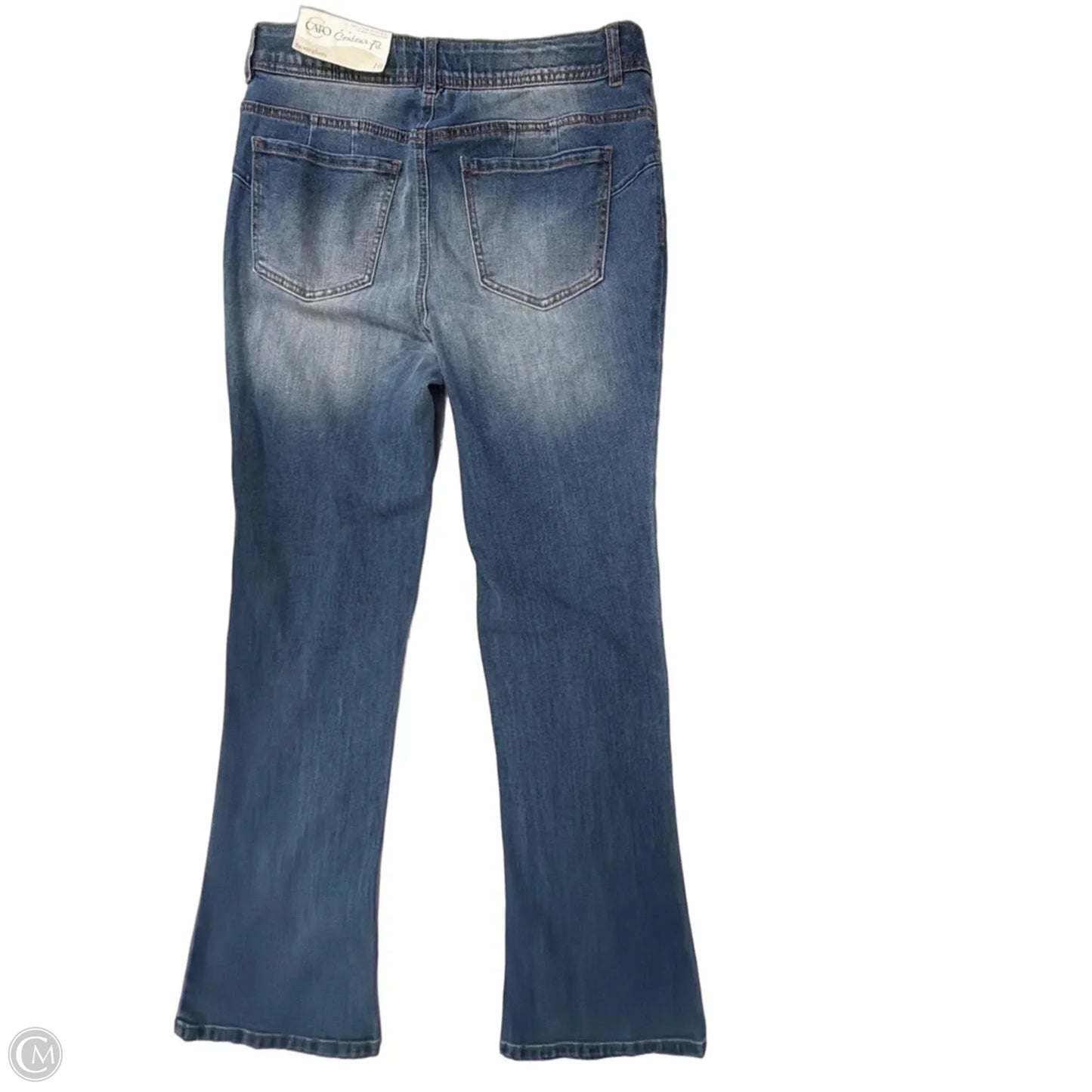 Jeans Straight By Cato In Blue Denim, Size: 10