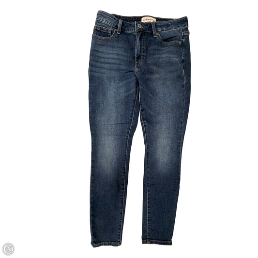 Jeans Skinny By Lucky Brand In Blue Denim, Size: 4