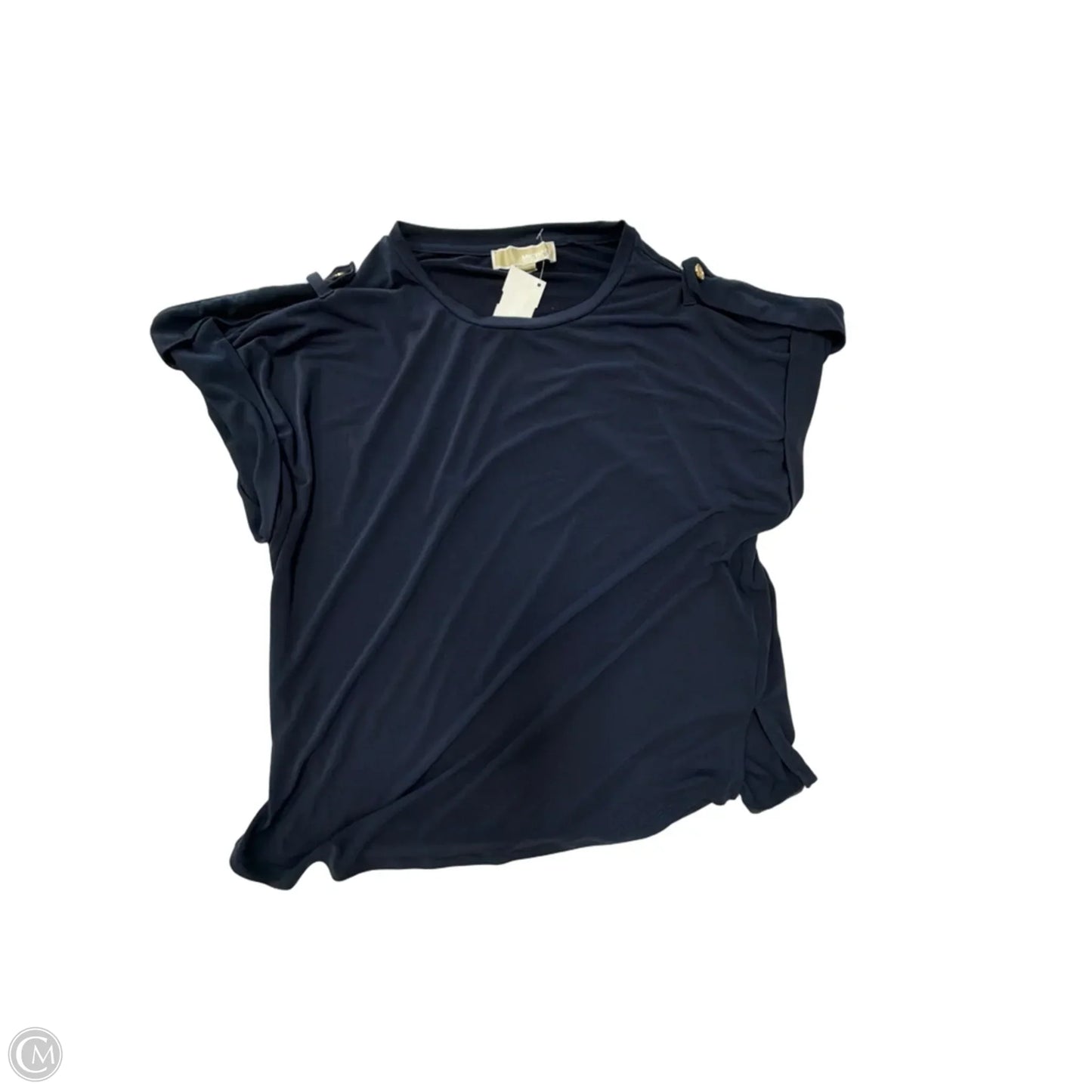 Top Short Sleeve By Michael By Michael Kors In Navy, Size: L