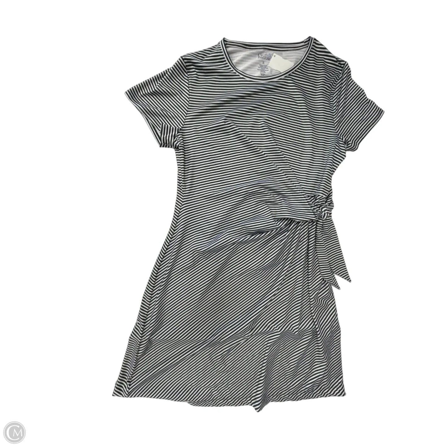 Dress Casual Midi By Croft And Barrow In Striped Pattern, Size: Xl