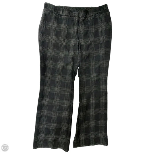 Pants Dress By Worthington In Plaid Pattern, Size: 14