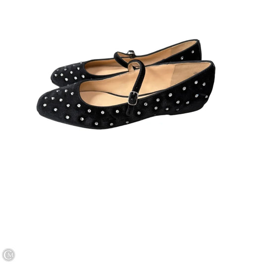 Shoes Flats By Loft In Black, Size: 9.5