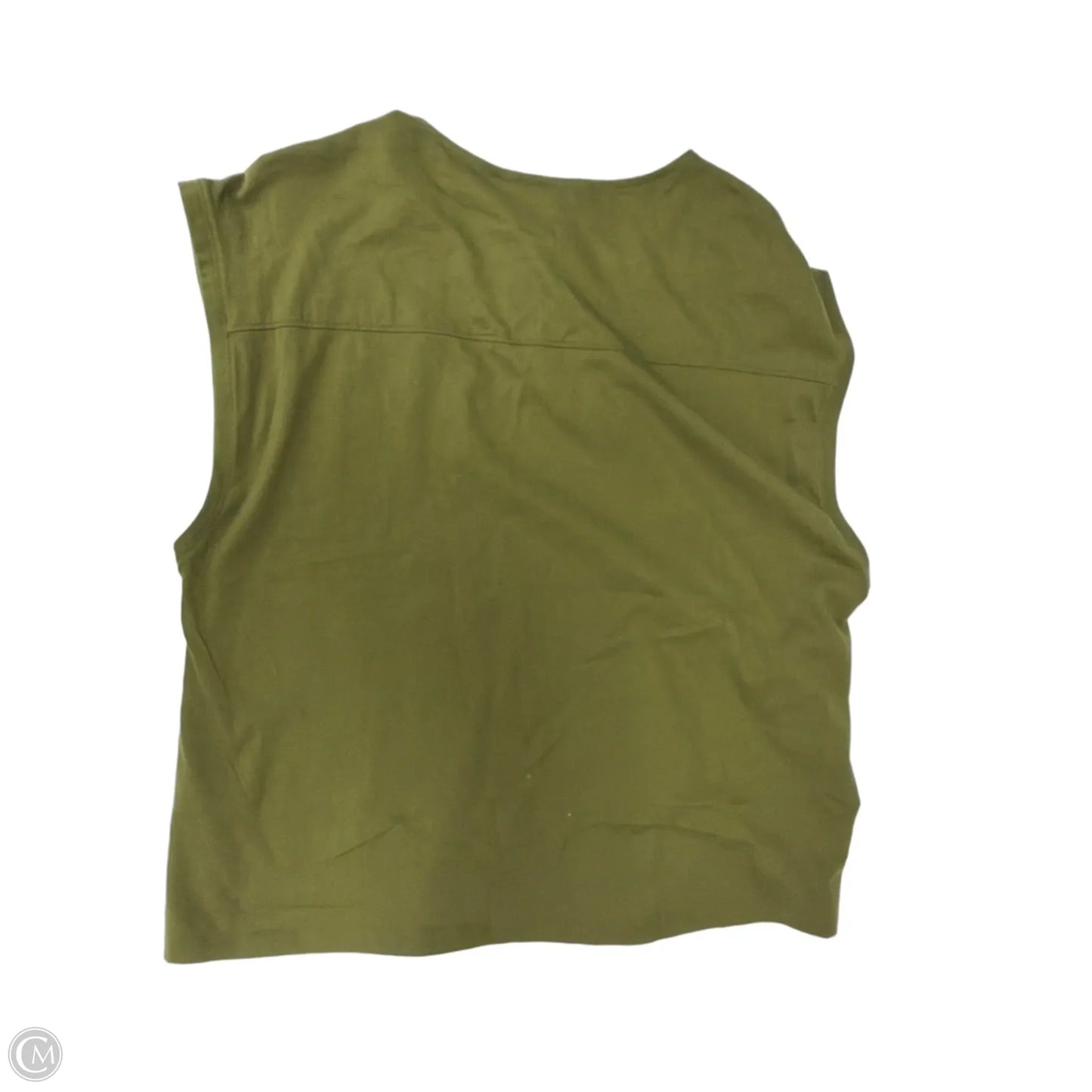 Top Sleeveless By Banana Republic In Green, Size: Xl